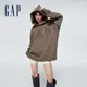Gap 男女同款 Logo帽T-褐色(892188)