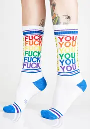 [Gumball Poodle] Fuck You Gym Crew Socks