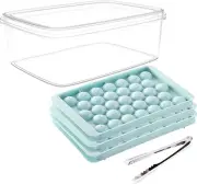 Round Ice Cube Tray With Lid Ice Mold Ice Maker Circle Ice Ball Cube Tray Mak...
