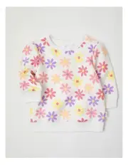 [Sprout] Essential Daisy Sweat Top in White