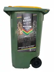 Penrith Panthers NRL 2021 Premiers Premiership Wheelie Bin Sticker
