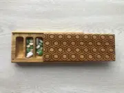BIG Wooden Pill Box 7 Day Hone/Pill Dispenser/Pill Organiser/Organizer/Pill Case