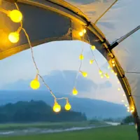 在飛比找ETMall東森購物網優惠-戶外營地USB裝飾燈露營氛圍天幕布置帳篷燈串夜市擺攤LED彩