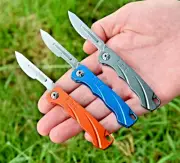 Folding Blade Knife Knife Portable Emergency Scalpel Pocket Knife + 10 Blades