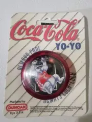 1994 Duncan BASKETBALL POLAR BEAR Always Cool COCA COLA Coke toy yo-yo yoyo MOC