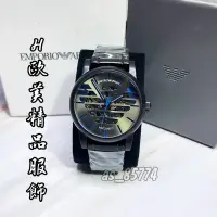 在飛比找蝦皮購物優惠-H精品服飾💎ARMANI亞曼尼 老鷹展翅鏤空造型時尚 機械 