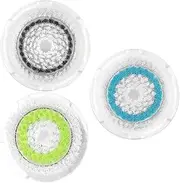 Facial Cleansing Brush Head Replacements Compatible with Clarisonic Mia 1, Mia 2, Mia Fit, Alpha Fit, Smart Profile Uplift, Deep Pore Face Brush Head Replacement Cleaning Tool (3 Pack)