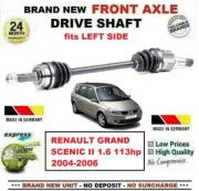 FOR RENAULT GRAND SCENIC II 1.6 113bhp 2004-2006 NEW FRONT AXLE LEFT DRIVESHAFT