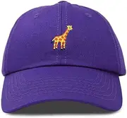 [DALIX] Giraffe Baseball Caps Cotton Cap Custom Hats Unisex Hat