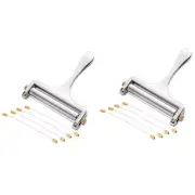 2X Cheese Slicer, Adjustable Thickness Heavy Cheese Slicers with Wire for9689