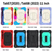 Heavy Duty Shockproof Case Cover For Samsung Galaxy Tab S7 FE S8 Plus 11" 12.4"