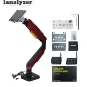 HumaneX T18-1E RGB Gaming Monitor Stand Monitor Arm (Red) for 17-49" Screens