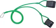 Baseball Training Resistance Band, Arm Strength Trainer for Softball, Double Tube Design with Foam Grips, Green
