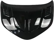 Compatible For Toyota CHR C-HR 2018 2019 2020 2021 2022 2023 Real Carbon Fiber/Resin Primer Car Front Bumper Engine Hood Vent Cover(WHITE)