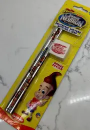 Jimmy Neutron Nickelodeon Pencil Set The Adventures of Boy Genius 2002 VTG