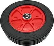 Ronyme Tricycle Wheel Replacement Tire for Kids Trikes Bicycle Accessory, Red, Rear Wheel