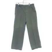 Dockers Khaki Pants Men's Size 36 x 30 Green Relaxed Fit Premium Authentic Twill