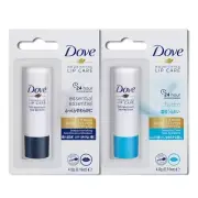 Dove Essential & Hydro Nourishing Lip Care Balm, 24hr Hydration, 4.8g (Pack of 2