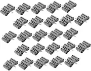 iplusmile Lar Panel Cable Clamp 50pcs Stainless Cable Clamps White Tie Wire Clips Cable Keeper Easy Install