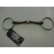 Shires Copper Sweet Iron Snaffle Bit Raised Rib