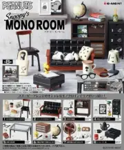 Re-Ment Miniature Peanuts Snoopy Mono Room Furniture Full Set 8 pieces Rement