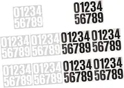QUMIIRITY 10Sheets Self Adhesive House Number Stickers Address Decals for Mailbox Door and Outdoor Identification Easy Installation with Reliable Adhesive