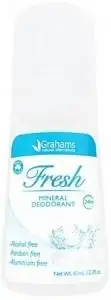 Grahams Fresh Mineral Deodorant Roll On 65ml