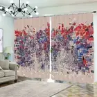City Great Architecture 3D Blockout Photo Print Curtain Fabric Curtains Window