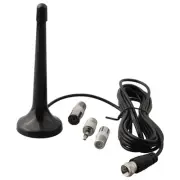 3meters FM Radio Antenna Telescopic Antenna With Magnetic Base 3 Adapters Parts