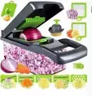 Vegetable Chopper, 16-In-1 Multifunctional Slicer with 8 Blades, Onion Carrot...