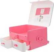 LIFKOME 1Pc Capacity Nursing Container Sundries Storage Case Durable Organizer Box for Bottles Essentials Portable Dustproof Design
