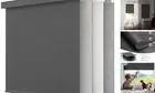 out Pull-Down Window Shades, Cordless Free-Stop Blinds with 35"W x 72"H Black