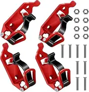 Gift2u 4 Pcs Shovel Mount for Roof Rack, Metal Rubber Clamps, Quick Release Axe Holder Mount Kit, Car Accessories for Roof Rack, Boats, Axe Bracket, Off Road Accessories
