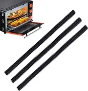 Silicone Oven Rack Protector, Oven Guards for Racks, Silicone Oven Rack Edge Protectors, Heat Insulation Strips for Microwave Ovens, Prevent Hand Burns Yyss