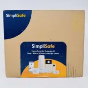 SimpliSafe Home Security System with Smart Alarm Wireless Indoor Camera, 8 Piece