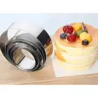 1Set Round Circle Stainless Steel Cookie Cutter Biscuit DIY Baking Pastry Mo_GI