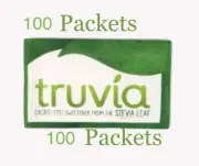Truvia Packets Natural Stevia Sweetener 100 Packets 2g per Pack