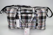 Vera Bradley Deluxe Travel Tote Bag in "Perfectly Plaid" Pattern