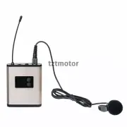 UHF Wireless Microphone Lavalier Lapel Microphone +Receiver Bodypack Transmitter