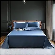 KUSQDT Cotton Bed Linen Long-Staple Cotton Linens A Level Bedspread On The Bed Bedspreads for Bed Sheet Bed Cover Sheets 3-Piece Comforter Set Sheets(Large,1 Sheet 160cmx230cm)
