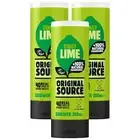 Original Source Body Shower Gel Zingy Lime Natural Fragrance Scent 250ml x3