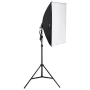 VEVOR Softbox Lighting Kit 20 in x 28 in 30W 5500K LED Bulbs Adjustable Stand