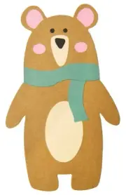 Sizzix Bigz Scandi Bear die #664463 Retail $22.99 designer Laura Kate
