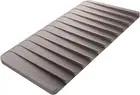 Self-Draining Silicone Dish Drying Mat or Trivet for Kitchen Counter in Brown
