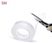 Double Sided Adhesive Tape Transparent Traceless Gel Mat Nano Tape Anti-Slip Gel for Fix Carpet Mats or Home Office Wall Decor ??M)