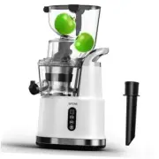 Cold Press Juicer Machine, Slow Masticating Juicer, 83mm Wide Chute for White