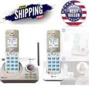 Cordless Phone DECT 6.0 2-Handset Connect to Cell Call Blocking Large Screen