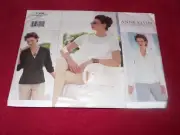 VOGUE AMERICAN DESIGNER #2308 - ANNE KLEIN - LADIES WRAP TOP PATTERN 12-16 FF