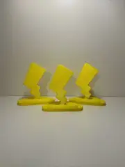 Pikachu's Tail Pokémon Card Display Stand (3 Pack) - 3D Printed