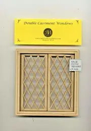 Window - Working Casement Tudor Diamond Double 2126CW miniature 1:12 scale USA